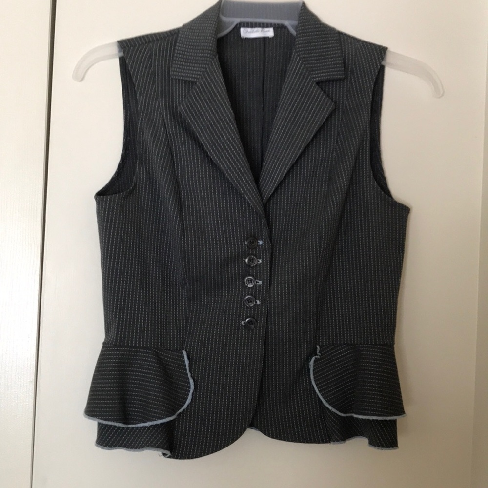 Skirt and vest.